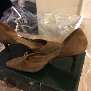 Tan Ralph Lauren heels